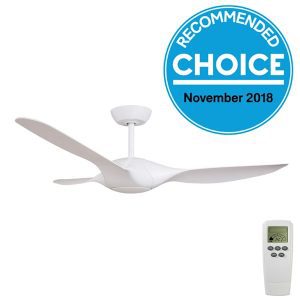 white origin dc ceiling fan with remote
