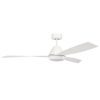 Eco Breeze DC Ceiling Fan with LED light & Remote - White 52"