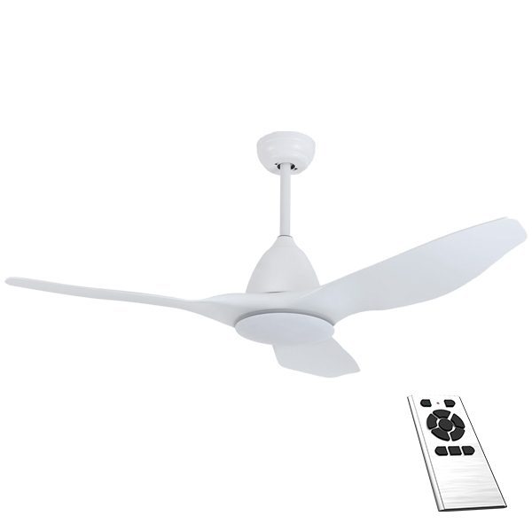 Horizon Dc Ceiling Fan With Remote Control By Fanco White