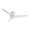Studio SMART DC Ceiling Fan with Remote Control & LED Light - White 48"