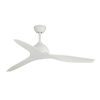 Breeze AC Ceiling Fan with Wall Control - White 52"