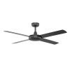 Eco Silent Deluxe DC ABS Blades Ceiling Fan SMART/Remote - Black 52"