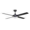 Eco Silent Deluxe DC ABS Blades Ceiling Fan SMART/Remote with CCT LED - Black 52"