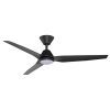 Infinity iD DC Ceiling Fan SMART/Remote with CCT LED Light - Black 54"