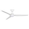 Infinity iD DC Ceiling Fan SMART/Remote with CCT LED Light - White 54"