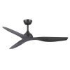 Eco Style DC Ceiling Fan with Remote Control - Black 52"