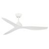 Eco Style DC Ceiling Fan with Remote Control - White 52"