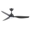 Eco Style DC Ceiling Fan with Remote Control & CCT LED - Black 52"