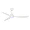 Eco Style DC Ceiling Fan with Remote Control & CCT LED - White 52"