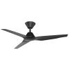 Infinity iD DC Ceiling Fan with Wall Control - Black 48"
